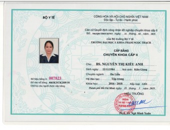 Chứng nhận hành nghề của chúng tôi